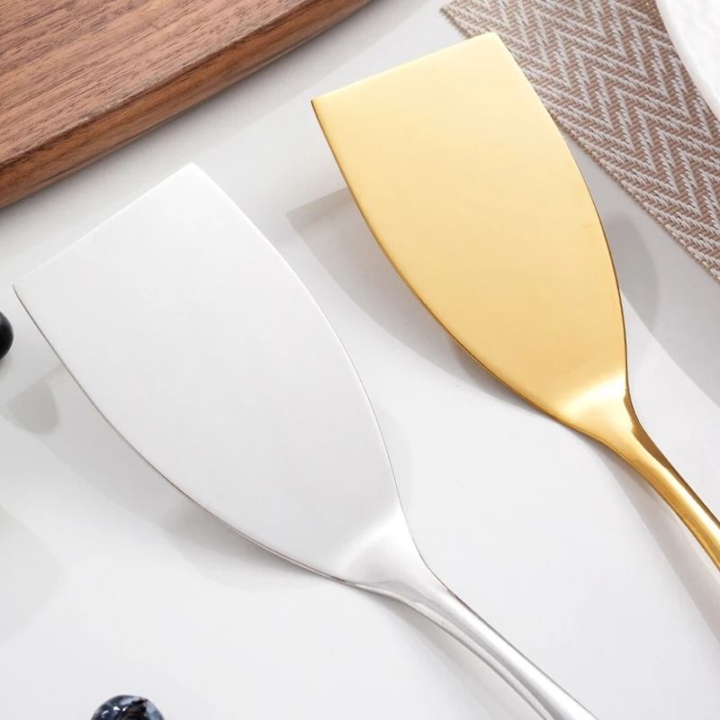 304 Stainless Steel Cooking Spatula Turner For Steak Pancake And BBQ 5