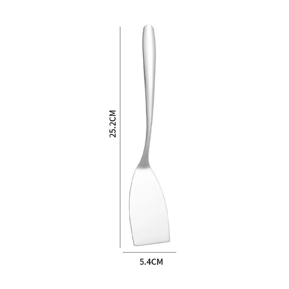 304 Stainless Steel Cooking Spatula Turner For Steak Pancake And BBQ 7
