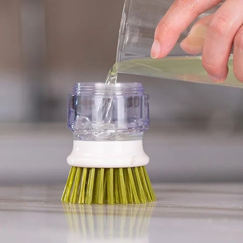 Soap Dispenser Dish Brush With Drainage Stand 3