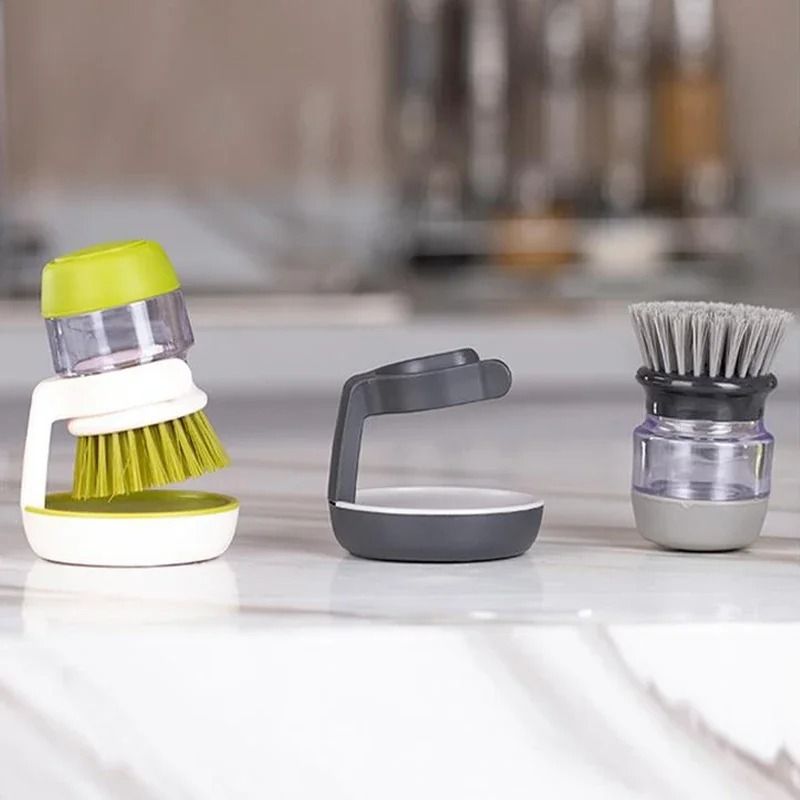 Soap Dispenser Dish Brush With Drainage Stand 6