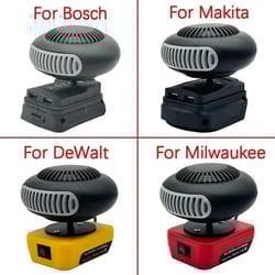 battery powered space heater for portable warmth, compact lithium blower with adjustable airflow