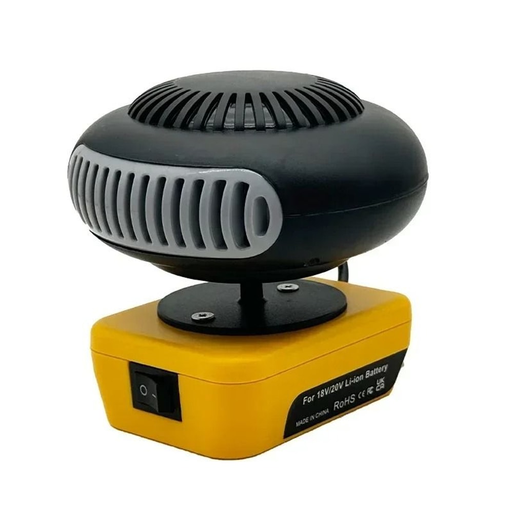 Portable Camping Heater Fan For Cool Weather Battery Powered Blower With Dual Air Modes 2