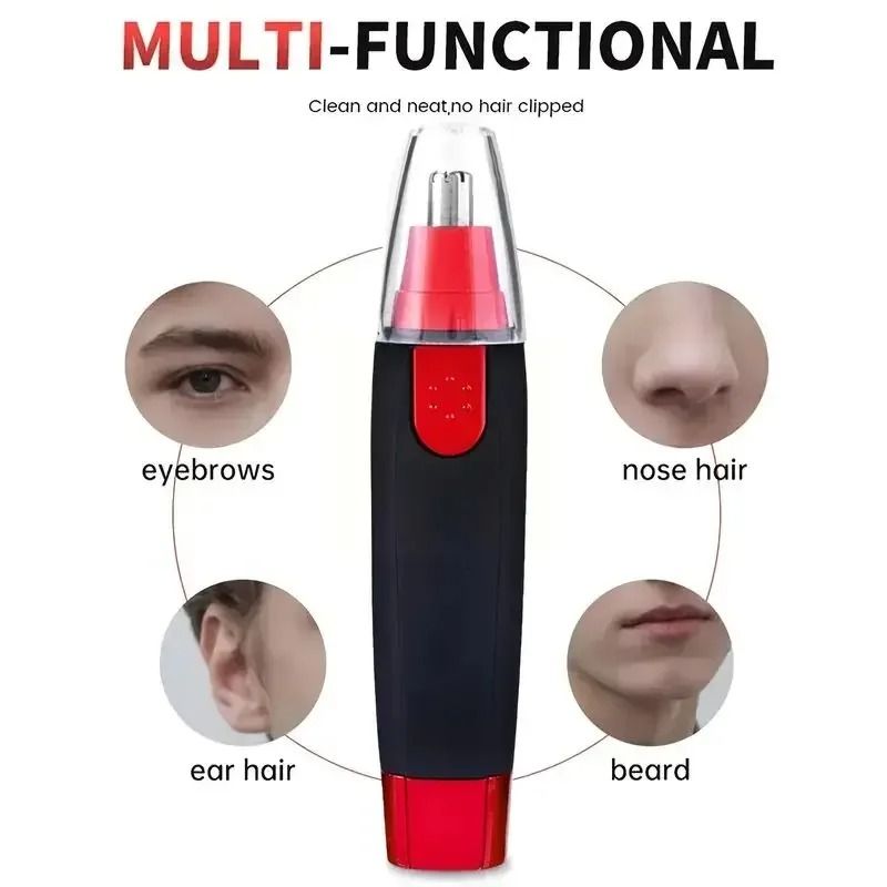 Cordless Nose And Ear Hair Trimmer For Painless Facial Grooming 1