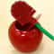 Cherry Shaped Toilet Brush With Holder Creative Bathroom Accessory 2