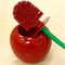 Cherry Shaped Toilet Brush With Holder Creative Bathroom Accessory 2