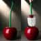Cherry Shaped Toilet Brush With Holder Creative Bathroom Accessory 5