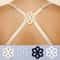 Flower Bra Strap Concealer Clips 20 Piece Set Non Slip Back Strap Holder 0