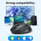 Rechargeable Dual Mode Silent Wireless Bluetooth Mouse Ergonomic Design 1