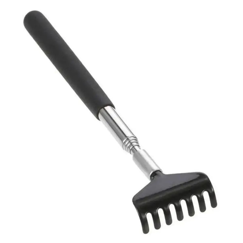 Telescopic Stainless Steel Back Scratcher Massager With Carry Bag 6
