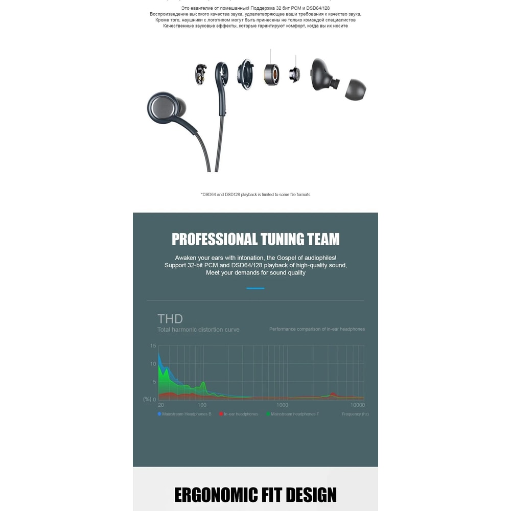 Type C Wired Earphones With Microphone For USB C Devices 2