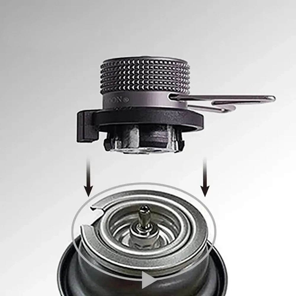 Butane Gas Cartridge Adapter With Bracket For Lindal Valve Systems 3