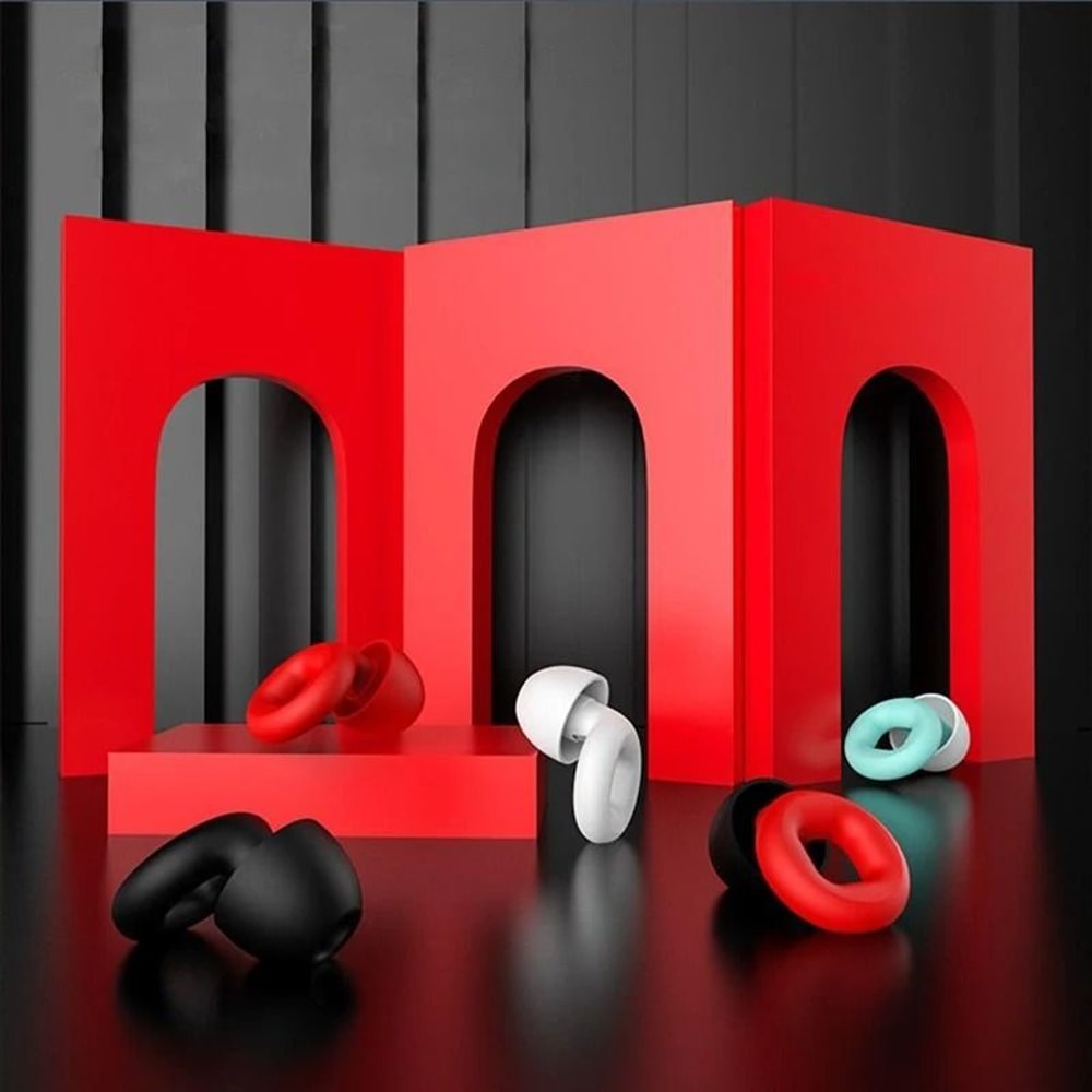 Silicone Noise Reducing Earplugs For Sleep And Swimming 1