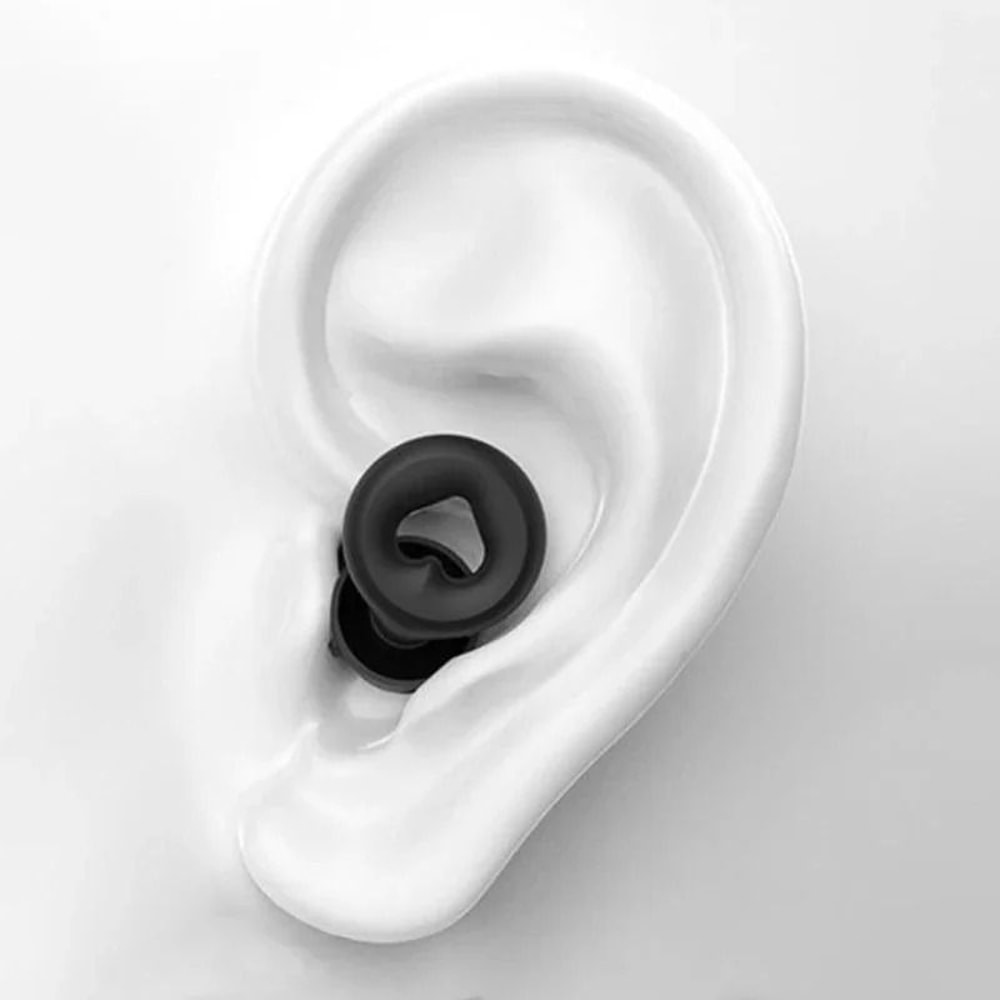 Silicone Noise Reducing Earplugs For Sleep And Swimming 2