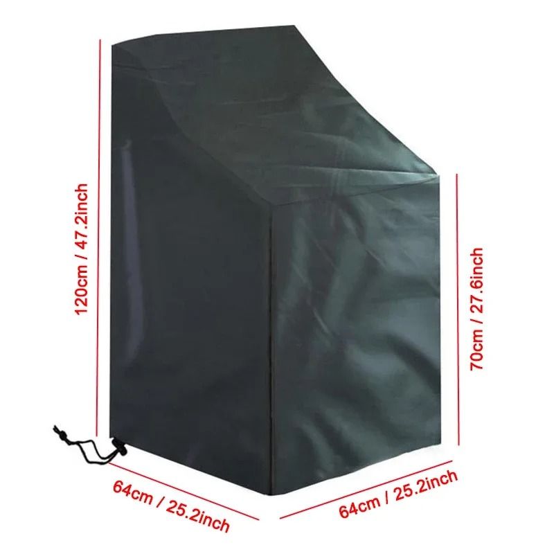 Waterproof Stacked Chair Dust Cover For Outdoor And Garden Furniture 8