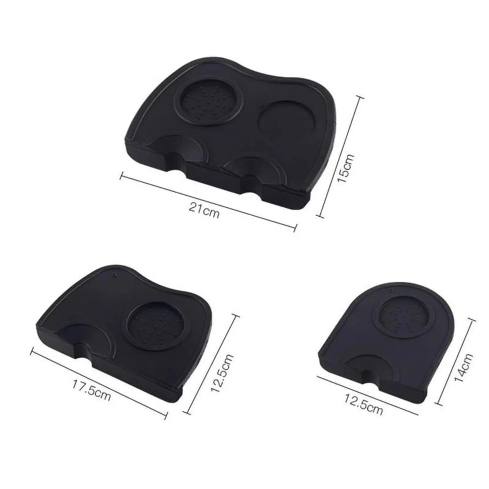 Espresso Coffee Tamper Mat Station Silicone Corner Pad 2