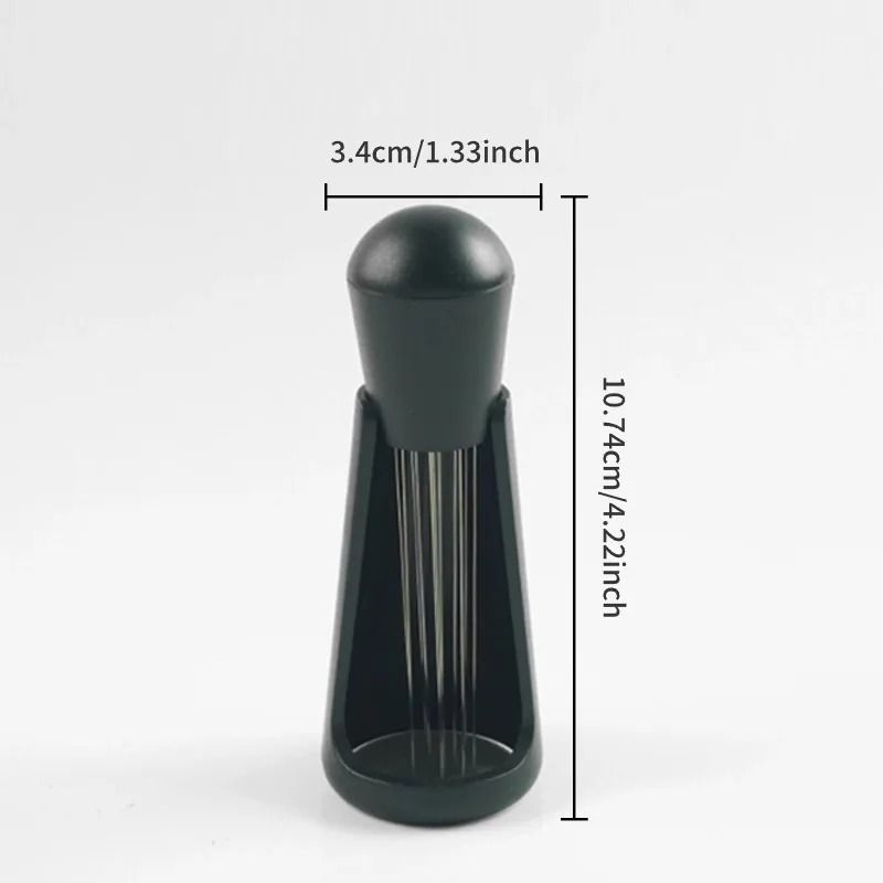 Espresso Coffee Stirring Tool With Wooden Handle Needle Distributor 5