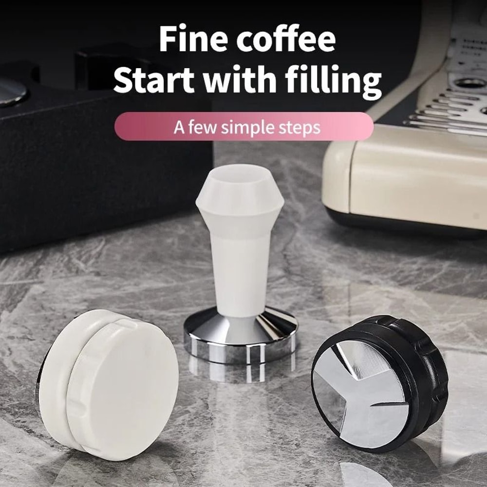 Espresso Coffee Distributor Leveling Tool With Adjustable Depth 1