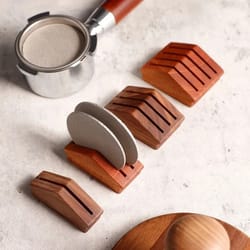 espresso coffee puck screen holder with mesh filter