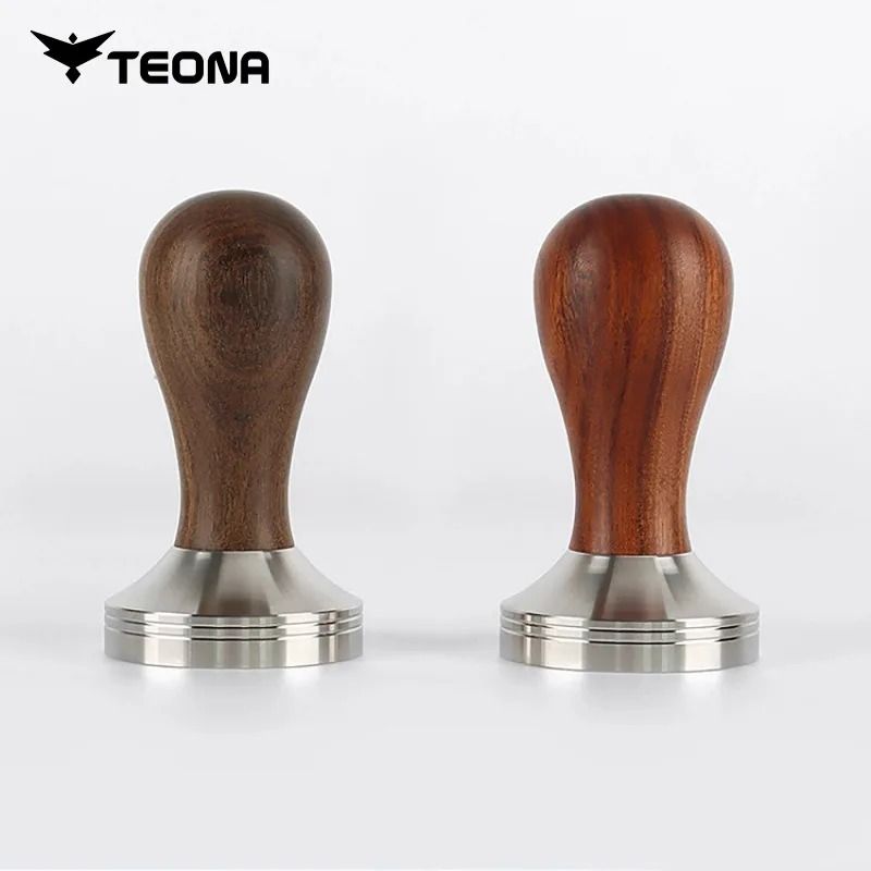 Stainless Steel Espresso Coffee Tamper With Wooden Handle 3