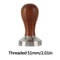 Stainless Steel Espresso Coffee Tamper With Wooden Handle 7