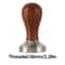 Stainless Steel Espresso Coffee Tamper With Wooden Handle 8