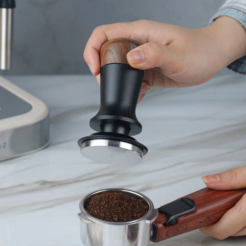 Walnut Wood Espresso Coffee Tamper With Constant Pressure 5