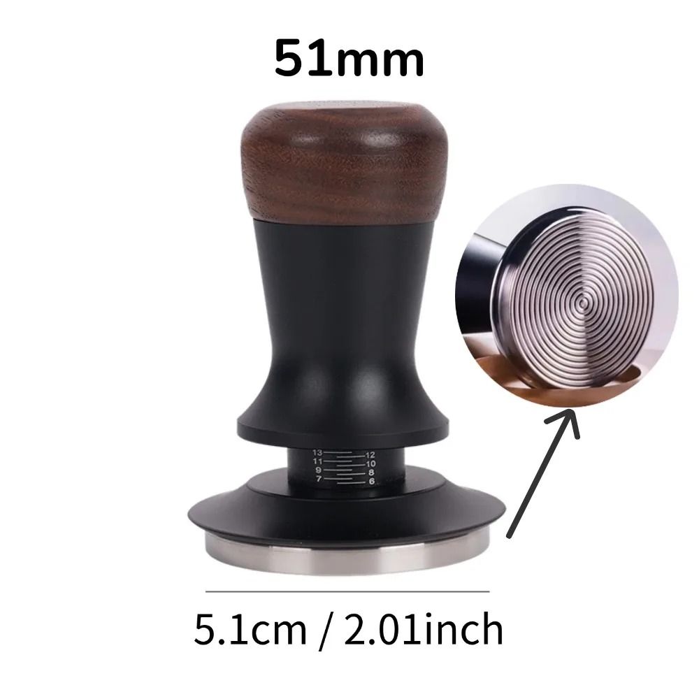 Walnut Wood Espresso Coffee Tamper With Constant Pressure 6