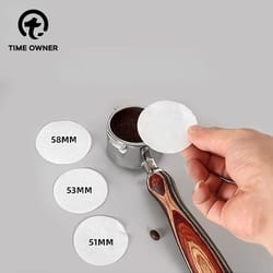 espresso coffee filter paper discs for portafilter extraction