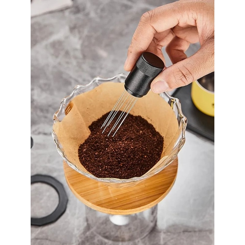 Espresso WDT Coffee Stirrer Tool With Magnetic Stand 1