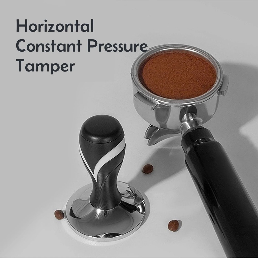 Constant Pressure Espresso Coffee Tamper With Flat Base 1