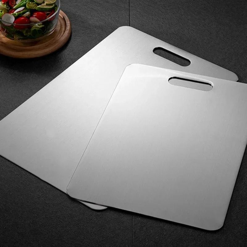 Stainless Steel Cutting Board For Kitchen Prep And Dough Kneading 0