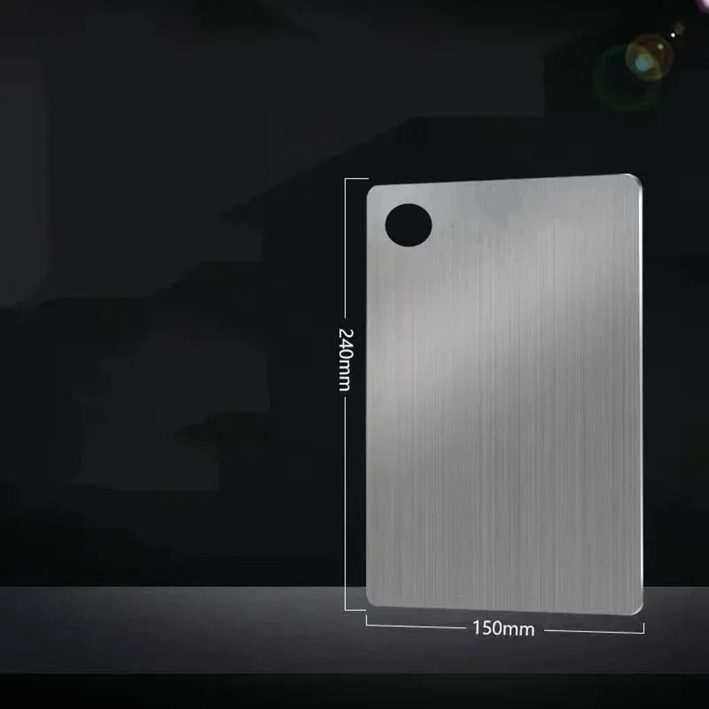 Stainless Steel Cutting Board For Kitchen Prep And Dough Kneading 6