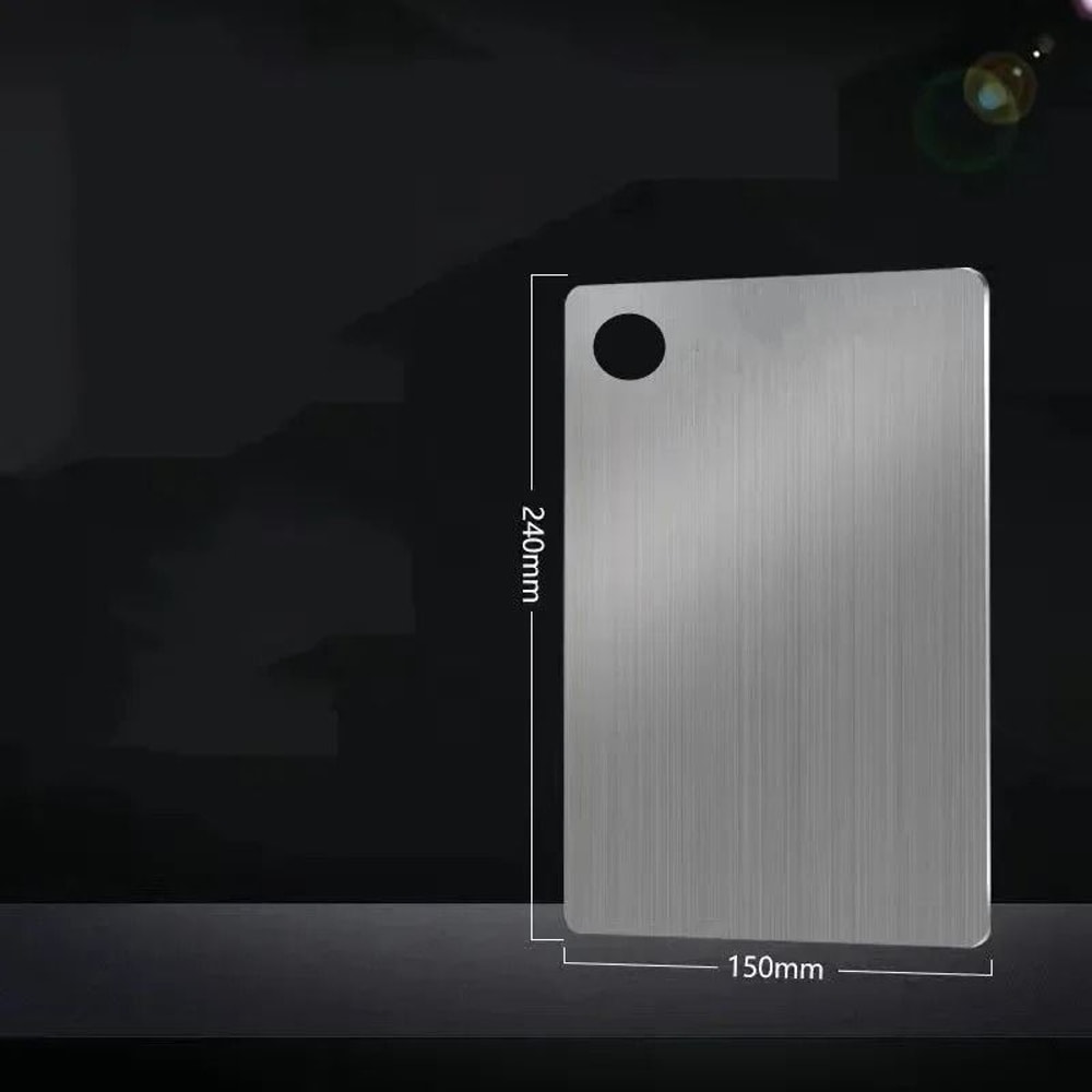 Stainless Steel Cutting Board For Kitchen Prep And Dough Kneading 7