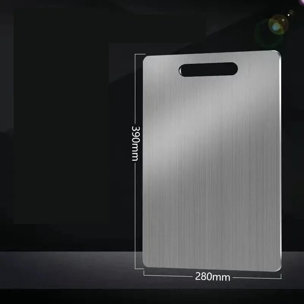 Stainless Steel Cutting Board For Kitchen Prep And Dough Kneading 10