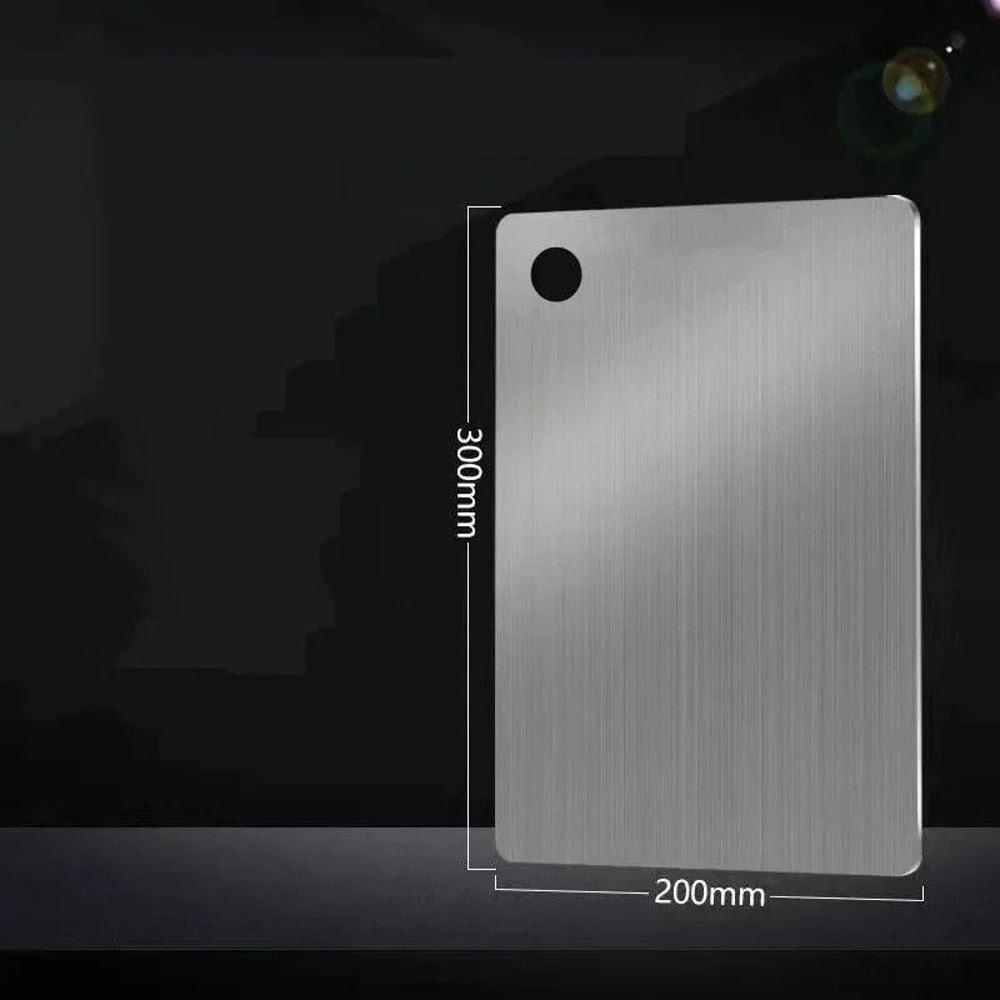 Stainless Steel Cutting Board For Kitchen Prep And Dough Kneading 8