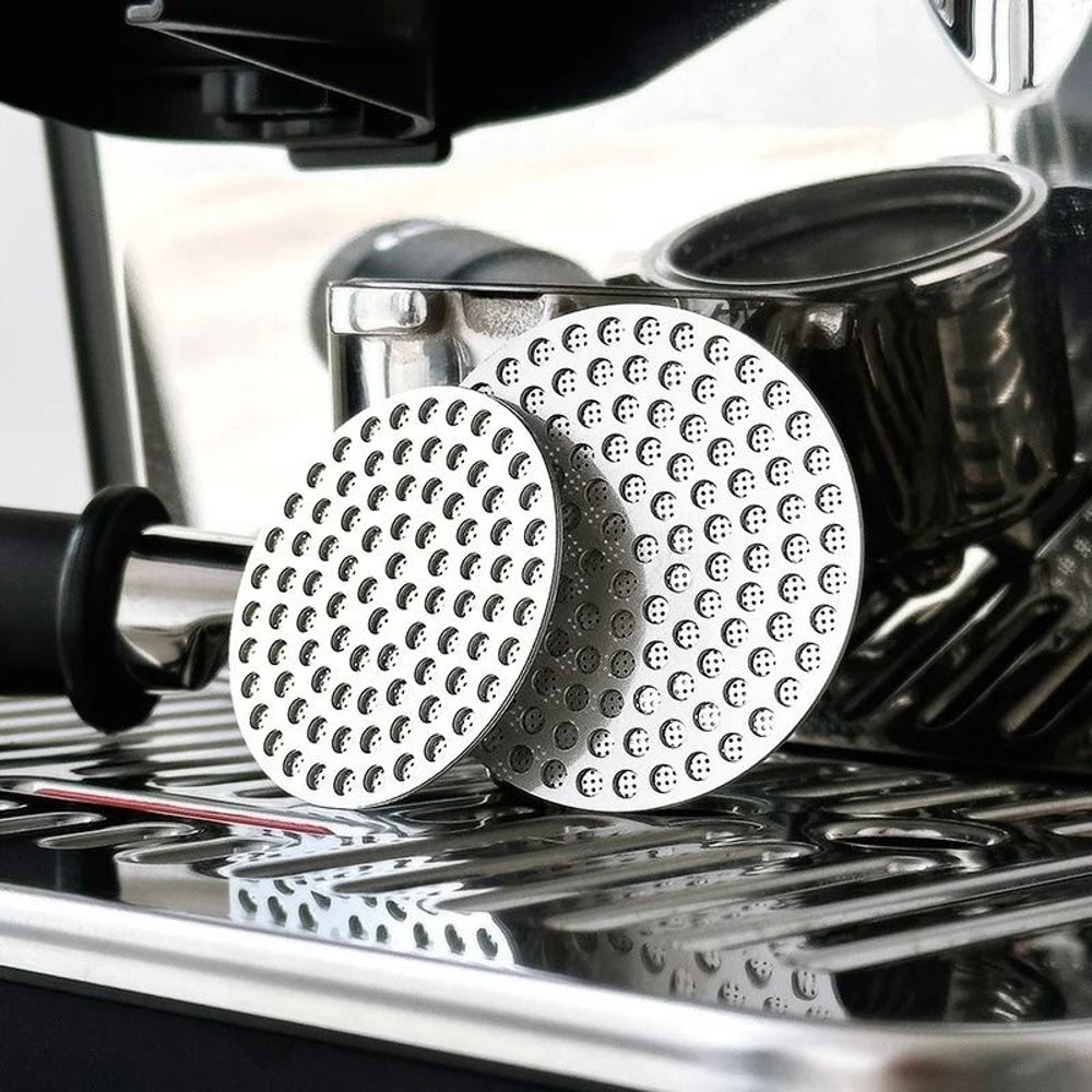 Reusable Espresso Coffee Puck Screen With Double Layer Mesh 1