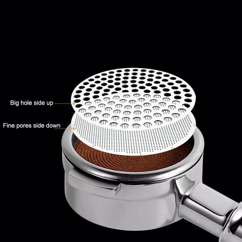 Reusable Espresso Coffee Puck Screen With Double Layer Mesh 2