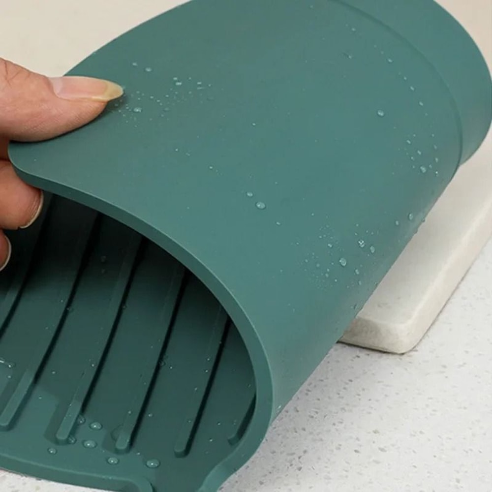 Silicone Faucet Splash Guard Sink Drainage Mat 5