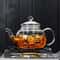 Heat Resistant Glass Teapot With Built In Filter 4