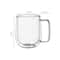 Clear Double Wall Glass Mug For Coffee And Tea 8