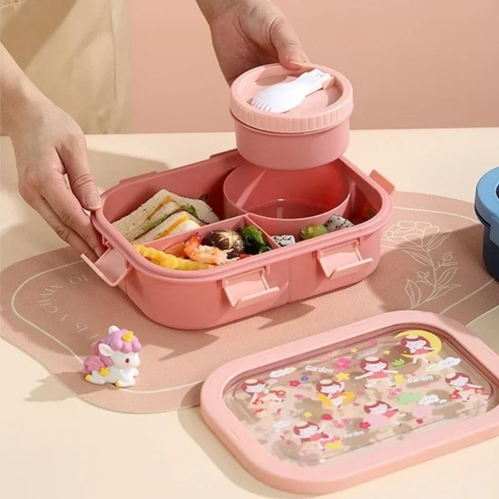 Leak Proof Bento Lunch Box With Soup Bowl 3