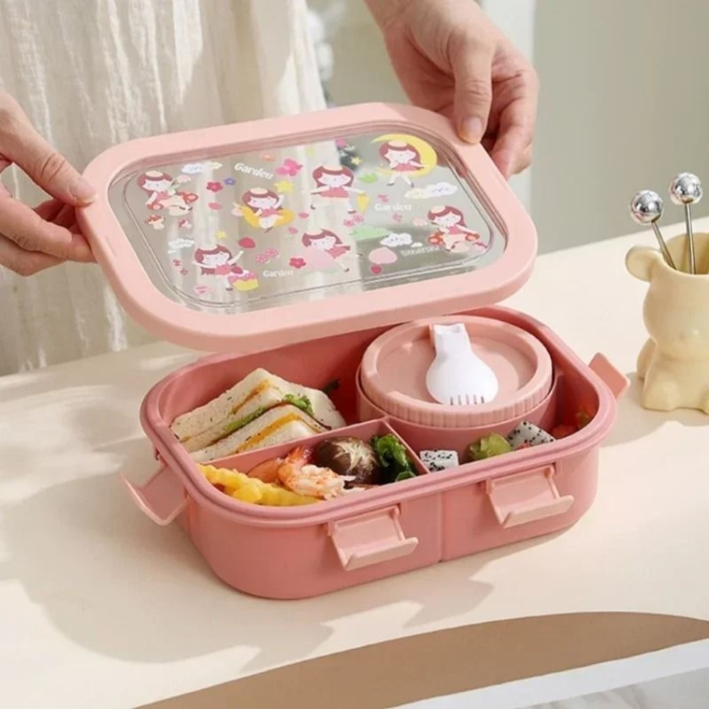 Leak Proof Bento Lunch Box With Soup Bowl 4