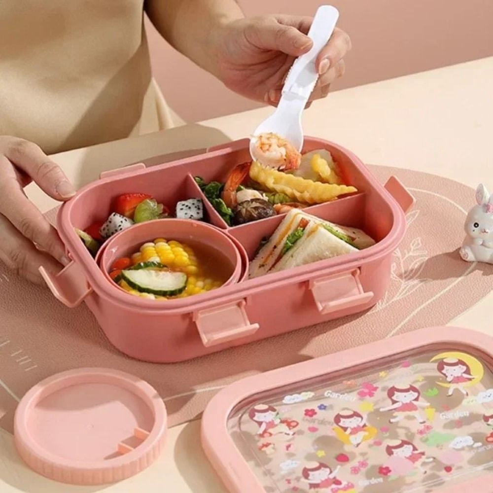Leak Proof Bento Lunch Box With Soup Bowl 5