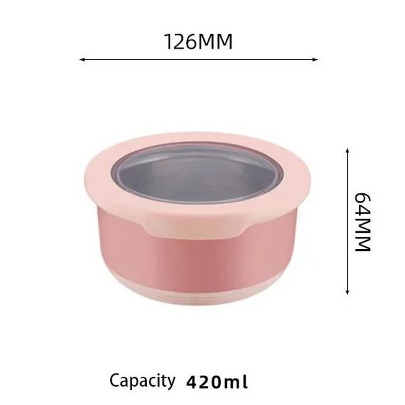Stainless Steel Food Storage Bowl With Sealing Lid 10