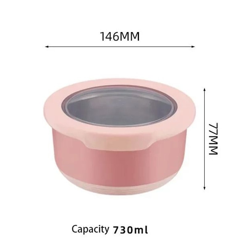 Stainless Steel Food Storage Bowl With Sealing Lid 13