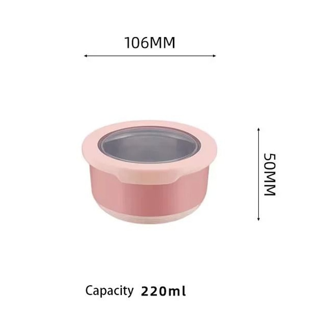 Stainless Steel Food Storage Bowl With Sealing Lid 8