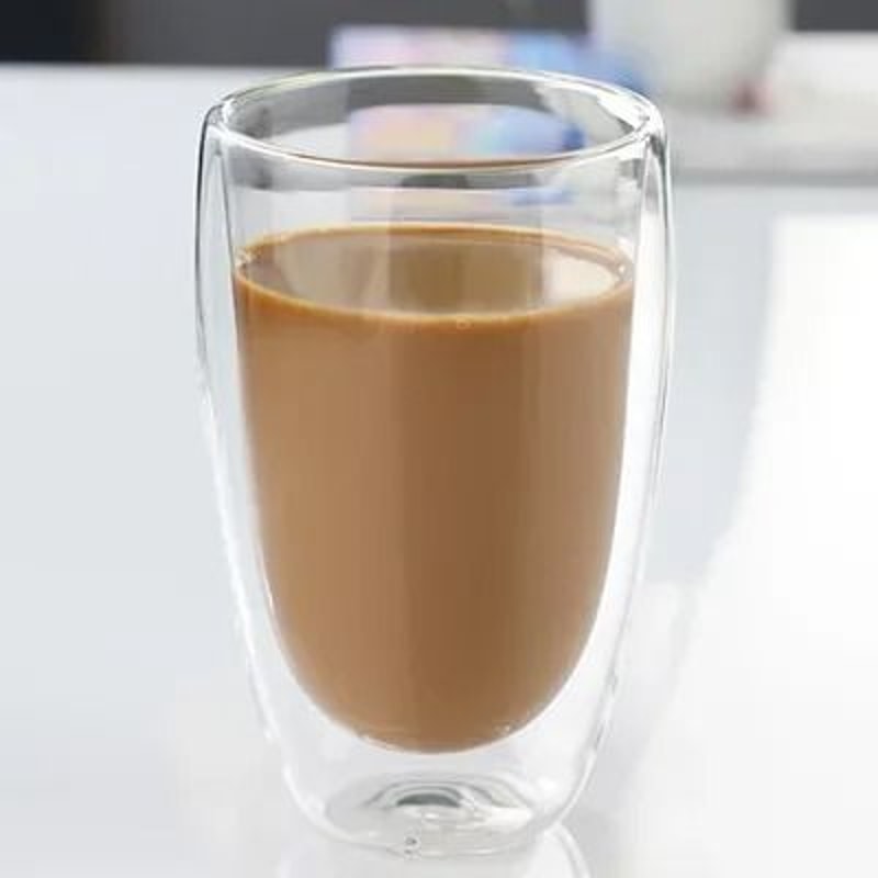 Double Wall Insulated Glass Cup For Coffee And Drinks 11