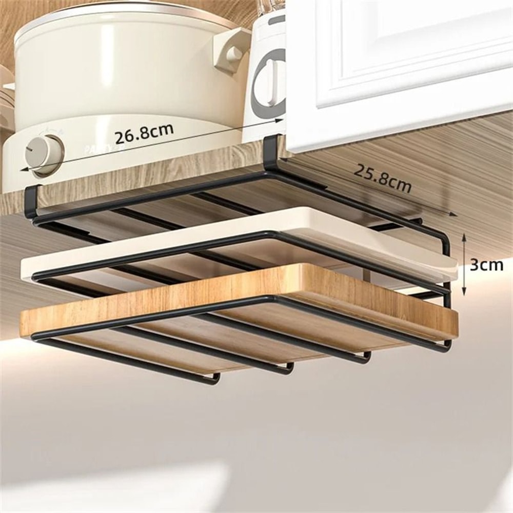 Stainless Steel Over Sink Kitchen Organizer Rack With Hooks 2