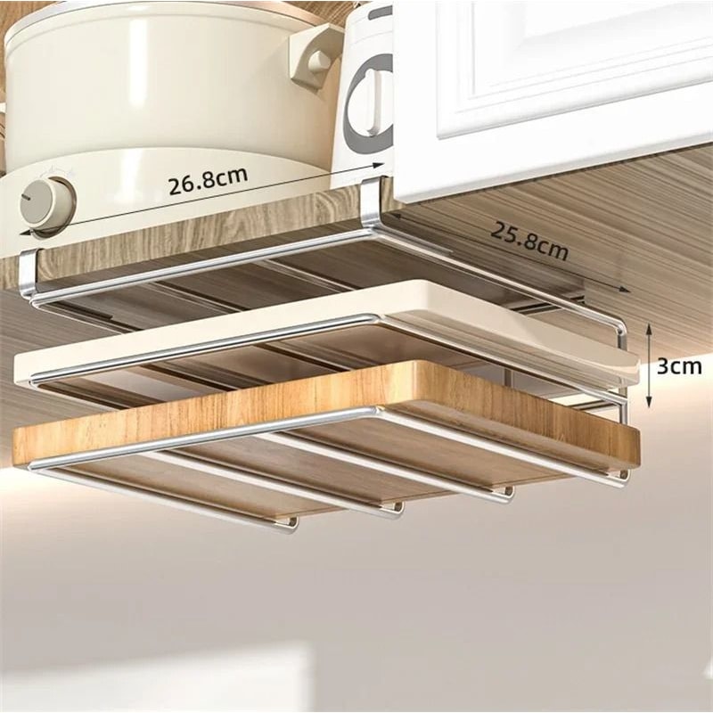 Stainless Steel Over Sink Kitchen Organizer Rack With Hooks 8