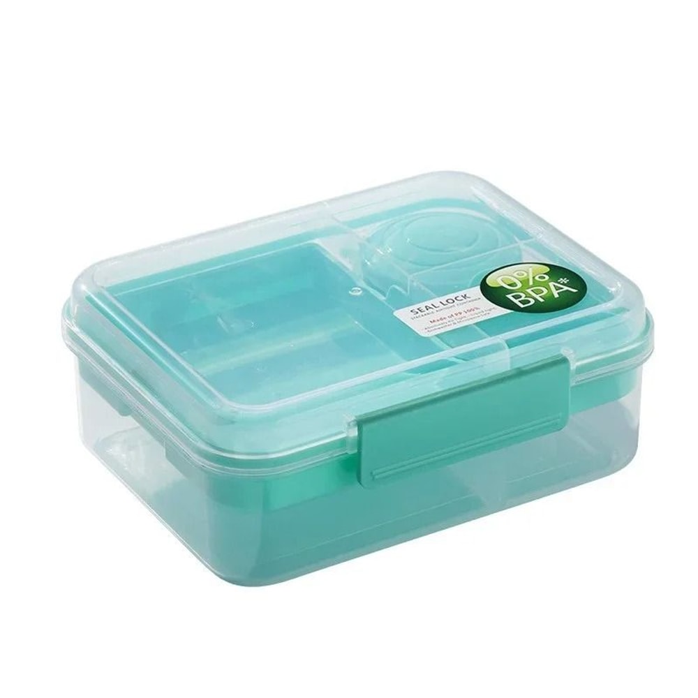 Double Layer Bento Lunch Box With Carry Handle 5